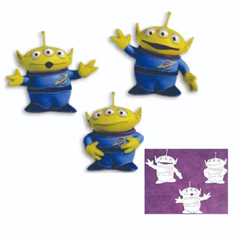 

alien space metal cutting layering die scrapbooking die photo album decoration diy card craft 2022 new