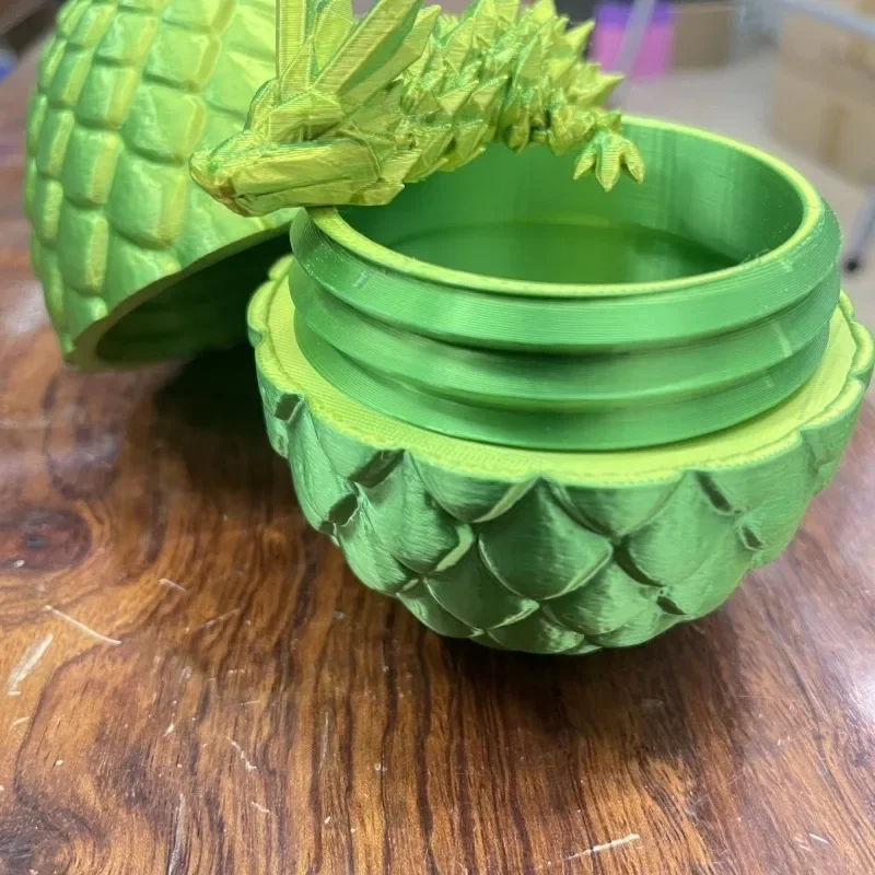 3D-печать суставов всего тела подвижное яйцо дракона с хрустальным драконом