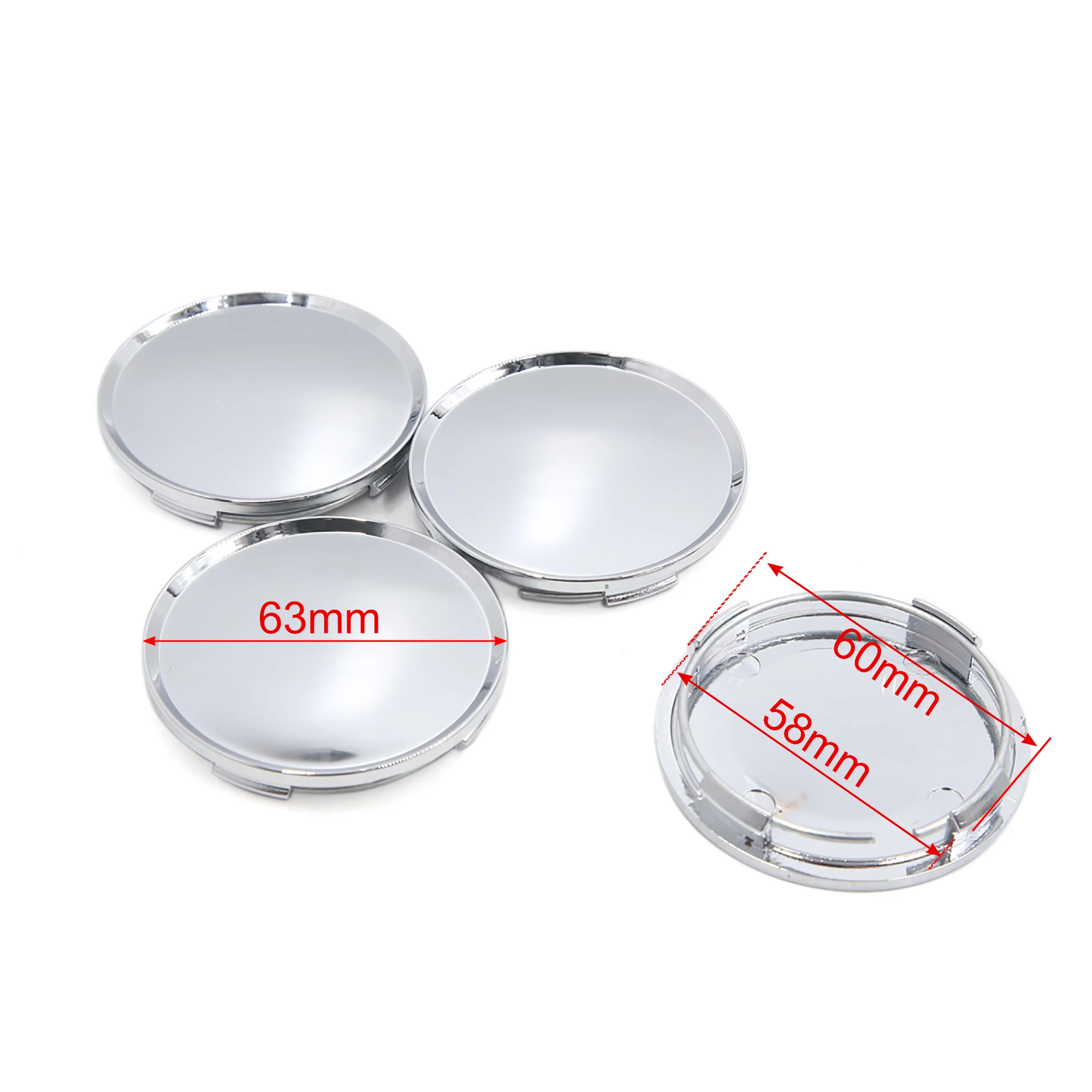 UXCELL 4 шт. диаметр 63 мм наконечника автомобильные шины обод колеса центральные