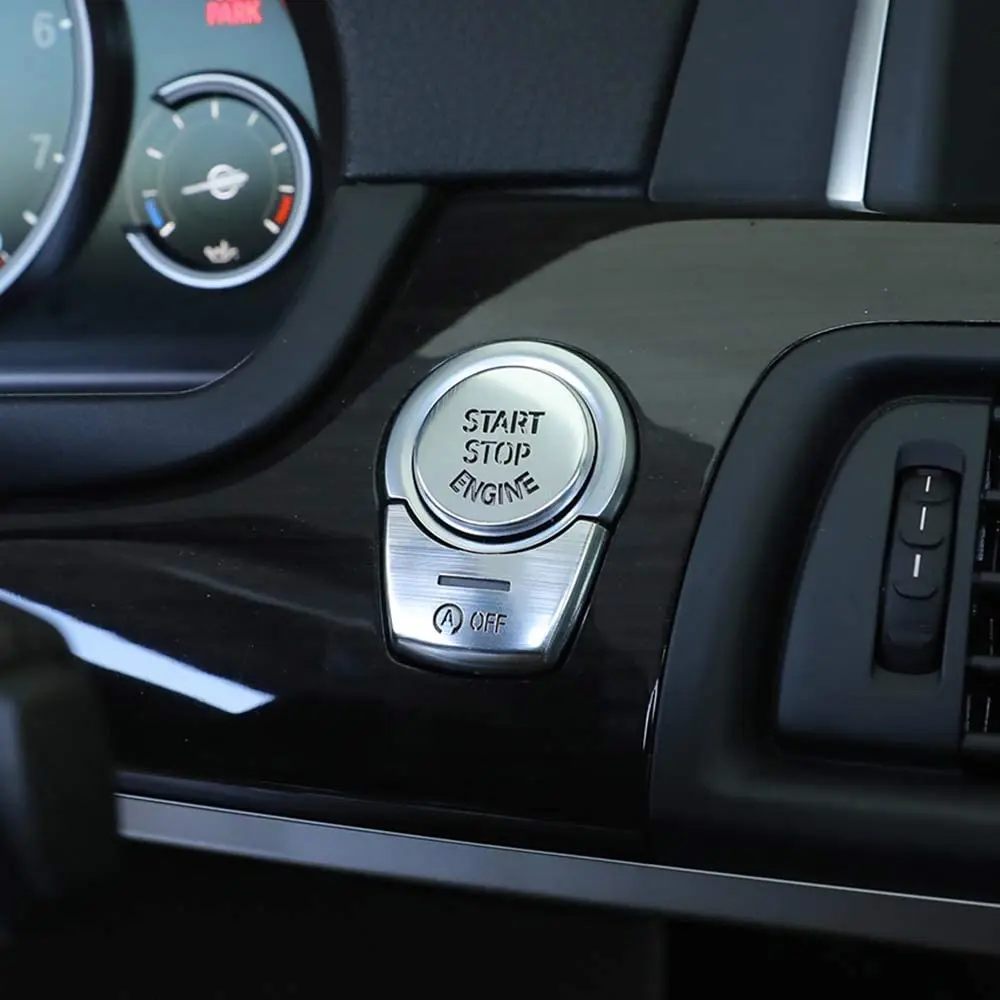 

For BMW 5 6 7 Series F10 2011-2017 Engine Start Stop Switch Button Trim Cover