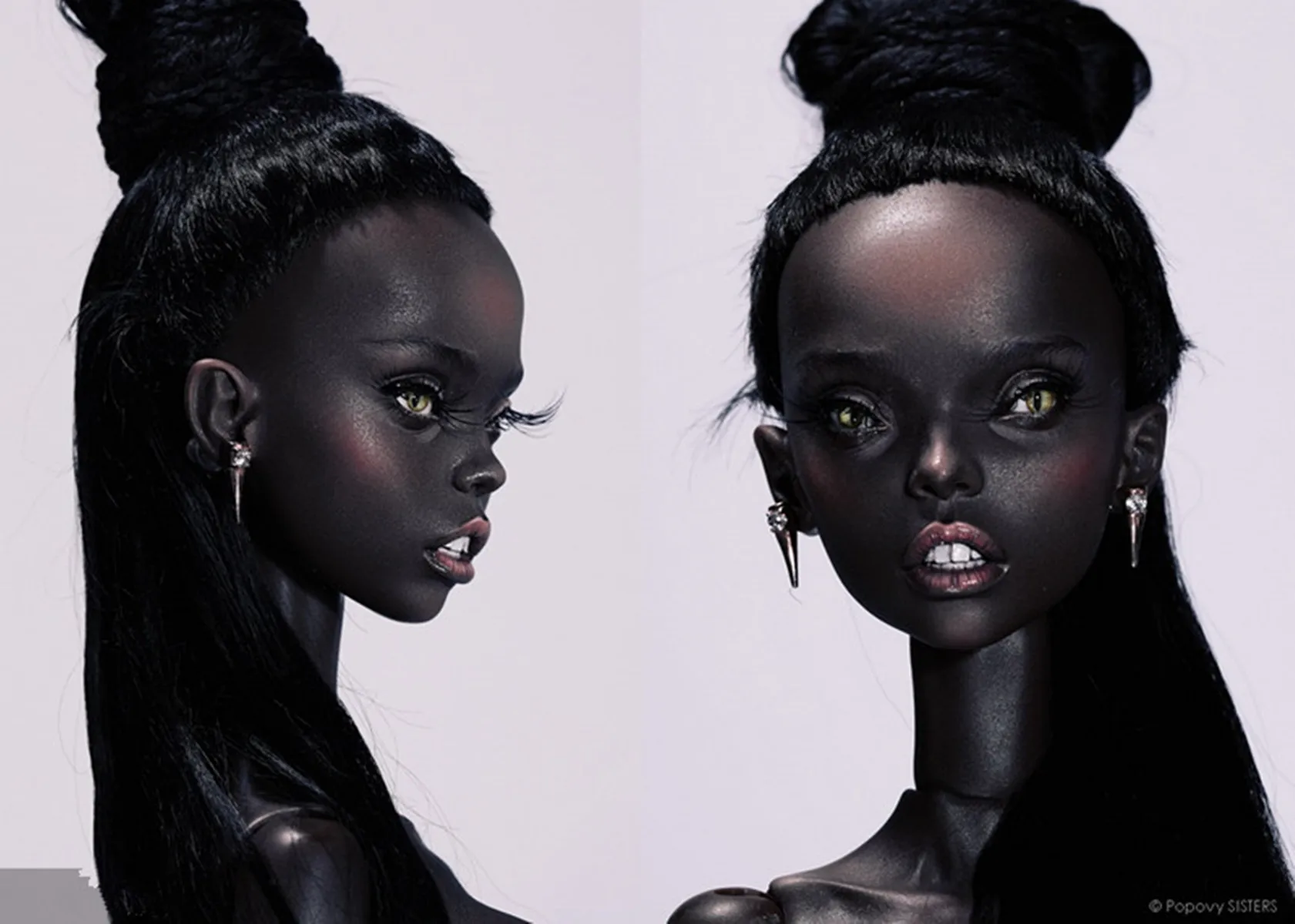 

Новый 39 см 1/4 sd Beth Black Skin Africa BJD кукла Sister Beth Россия Коллекция подарков косметика