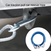 tow ropes heavy duty durable steel wire car emergency towing rope for car