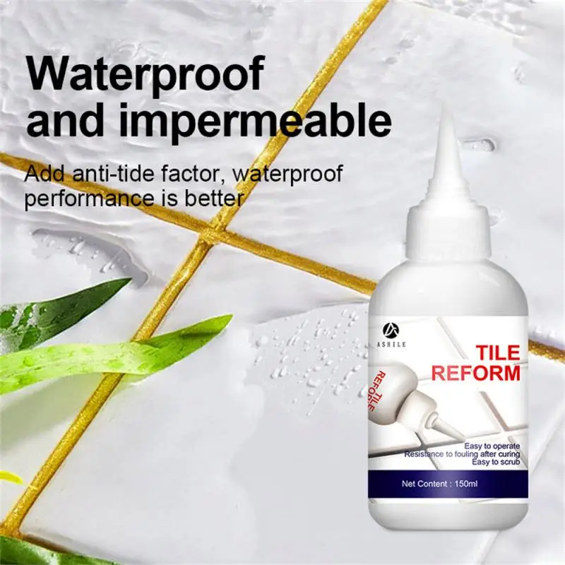 

Waterproof And Mild Proof Bathroom Only Seam Repair Waterproof Anti Mold Home Furnishings Joining Agent Kitchen Sewing Agent