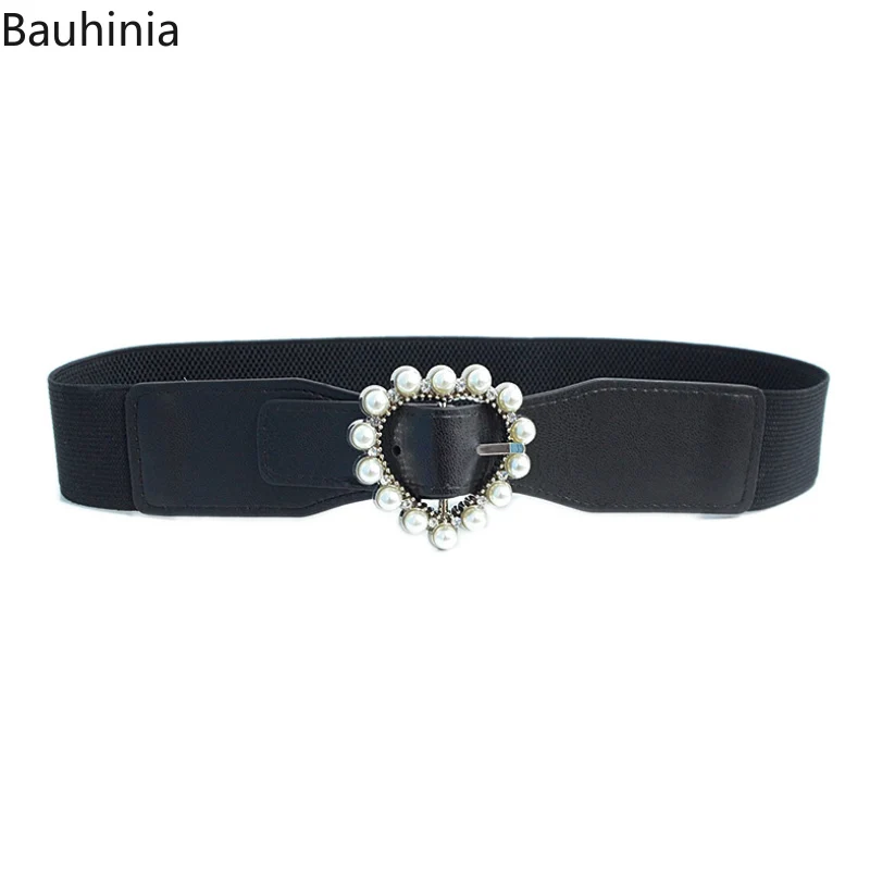 Bauhinia New Fashion Heart-shaped Buckle Decorative Pin Buckle Belt 60-85cm Women's All-match Elastic Belt