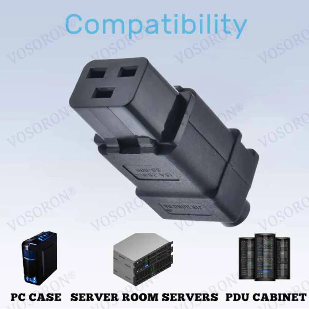 Стандартная розетка PDU/UPS IEC320 C19 C20 16A 250 В переменного тока электрический кабель