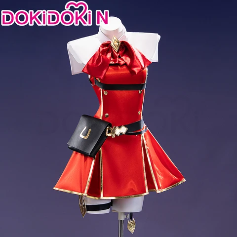 Косплей костюм Золотой Корабль DokiDoki-N красный женский