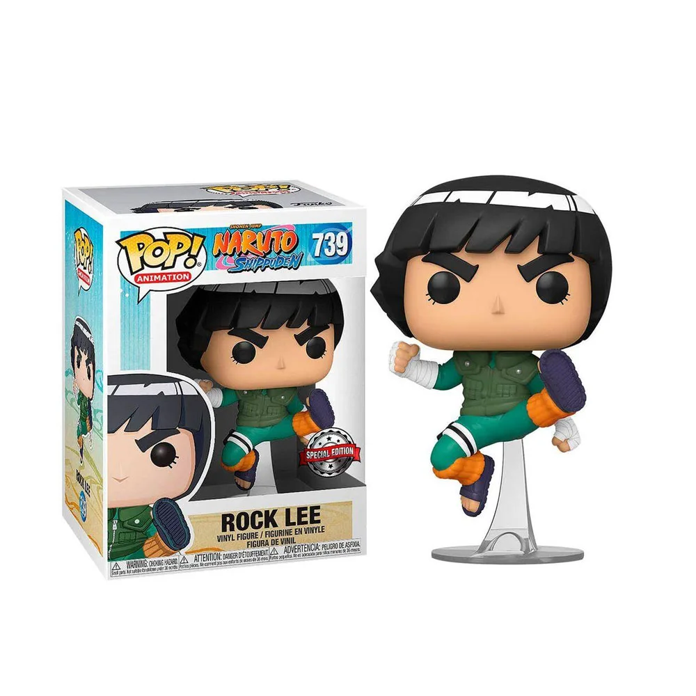 Funko Pop Animation Narutos Рок Ли # 7339 Might Guy (Восемь внутренних ворот) 824 виниловые фигурки