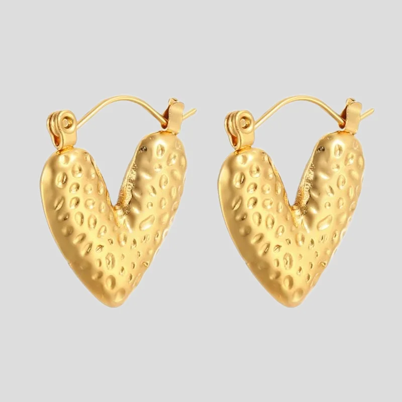 Showfay простые шикарные серьги-кольца из нержавеющей стали золотого цвета для