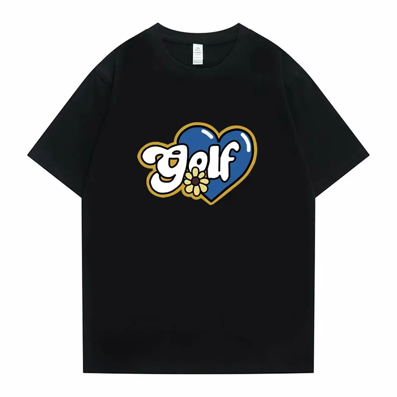 

Golf Wang Igor Tyler The Creator Tshirt Love Graphics Tee Short Sleeve Men Women Pure Cotton Loose T-shirt Mens EU Size T Shirts