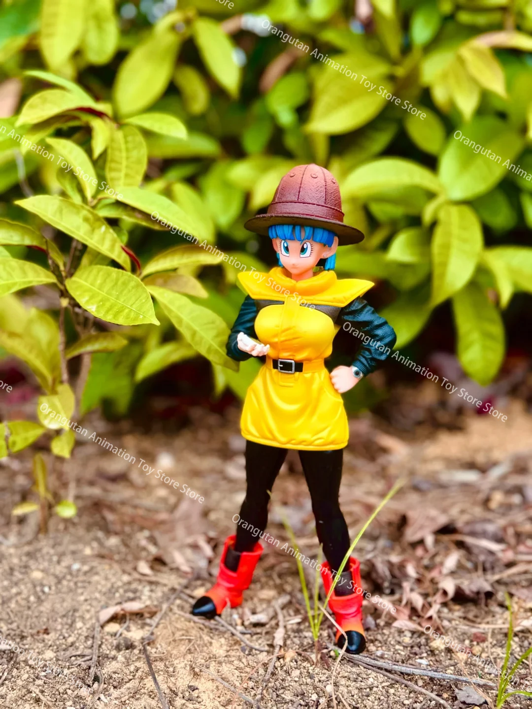 Новый Dragon Ball Z 23 см Bulma Красивая девушка Подвижная модель Статуя из ПВХ