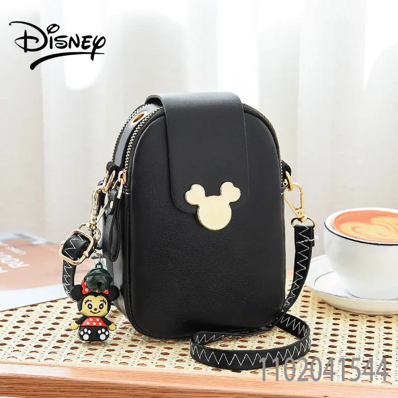Disney Purse Women's Shoulder Bag for Girl Cute Mickey Mouse Cross Body Bag PU for Shopping Travel Birthday Gift Free Shipping