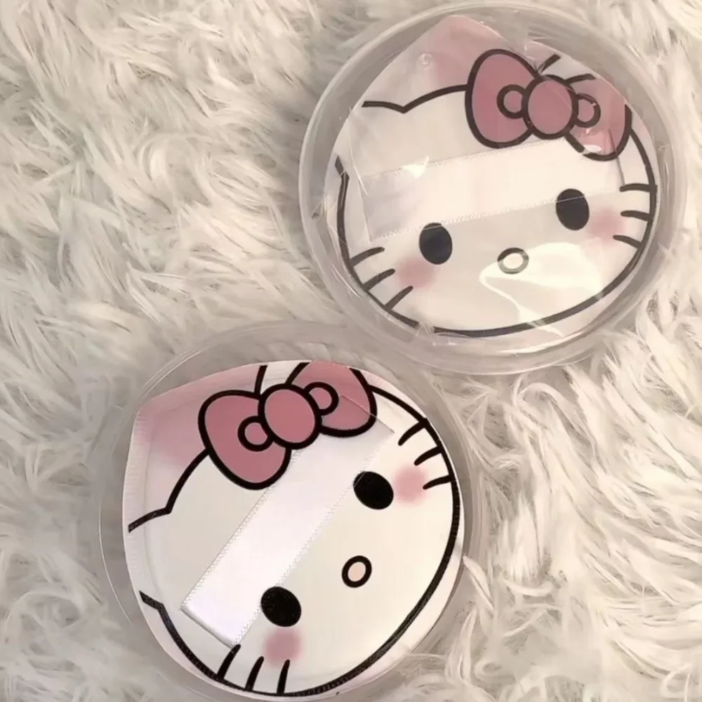 Новинка Косметическая пуховка Hello Kitty милые Мультяшные пуховые затяжки Милая
