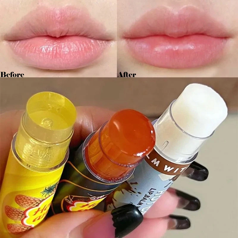 

Moisturizing Fruit Lip Balm Long Lasting Nourishes Lips Reduce Lip Line Anti Aging Anti-drying Hydration Lip Care Lipstick 1PCS