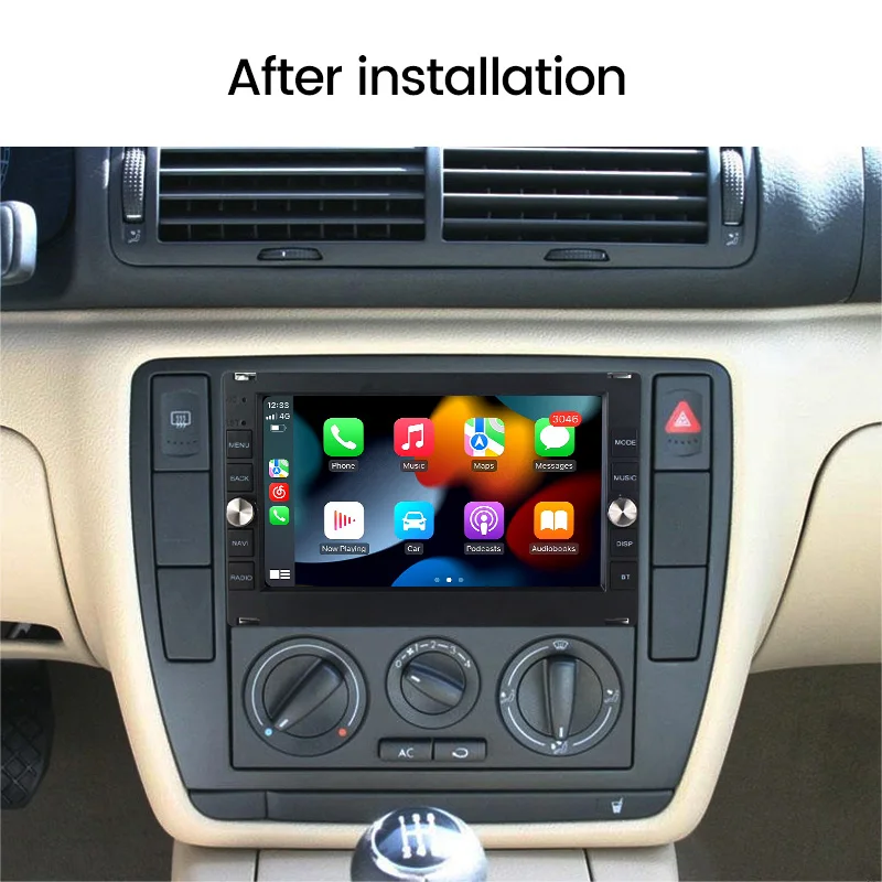 Автомагнитола 2DIN для passat B5 MK5 1998-2005 7 дюймов Android 11 четырехъядерный процессор 2 + 32