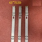 Светодиодная лента (3) для LG 43UJ631V 43uk6090 43UK6200 43UK6300PLB 43UJ6050 43UJ6300 43LJ614V 43LJ5500 43LJ510V 43LJ541V 43LJ594V