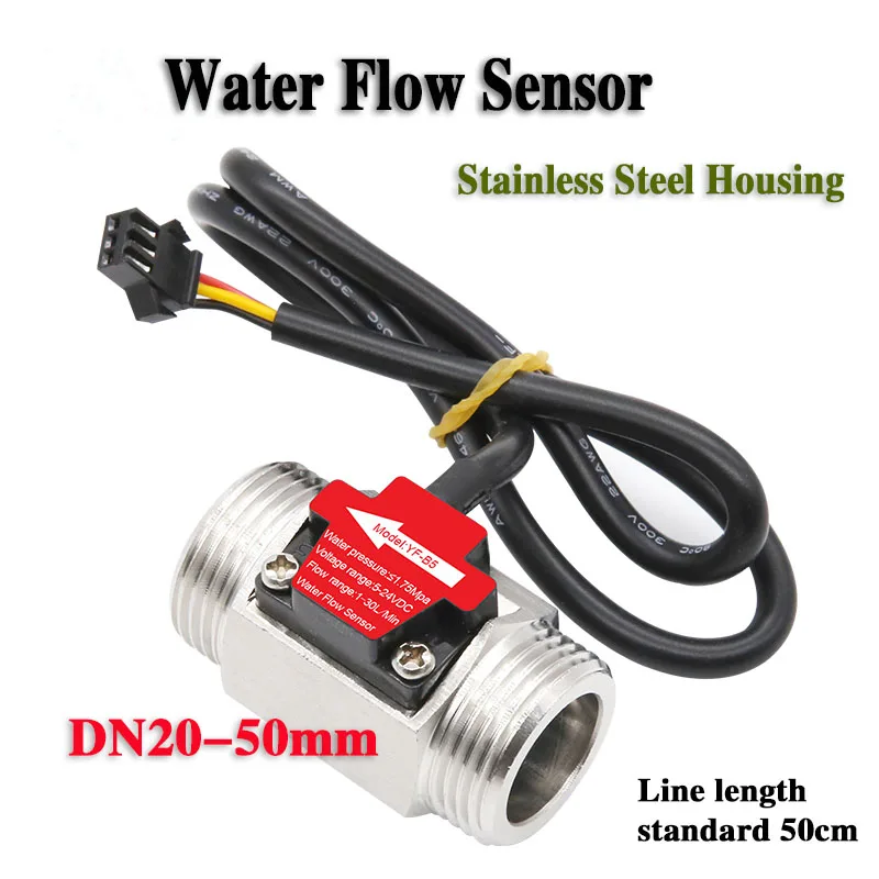 Датчик расхода воды Qiyikuo S304 1/1.5/2 дюйма