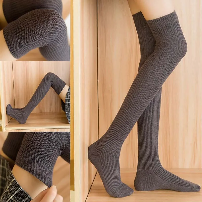 

1 Pair Women Girls Leg Warmers Socks Long Footless Socks Winter Autumn Dance Ballet Stocks Thigh High Over The Knee Stockings