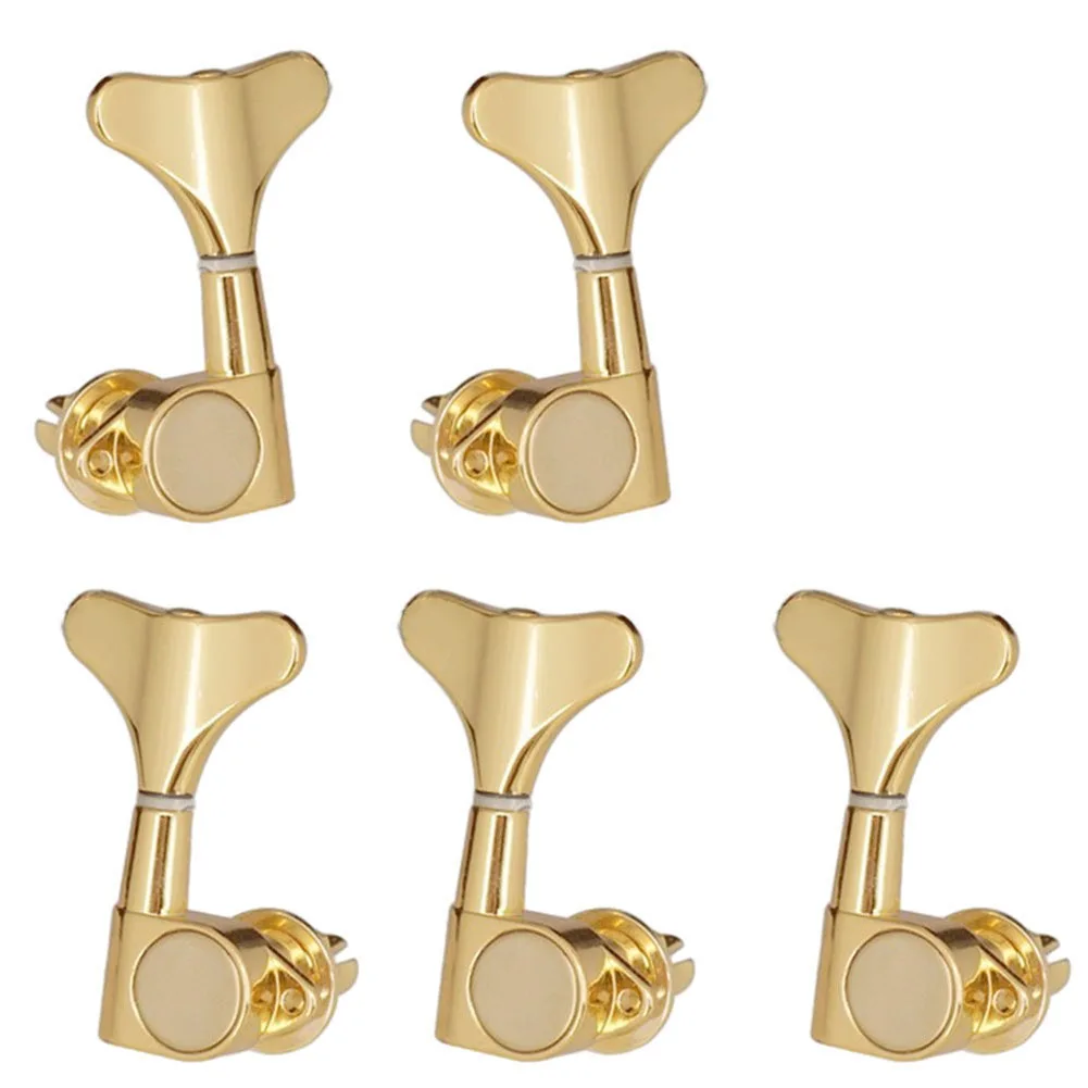 

5pcs Bass Tuning Peg Electric Bass Opened Machine Knobs Keys Machine Heads Electric Bass Guitar Parts Accessories