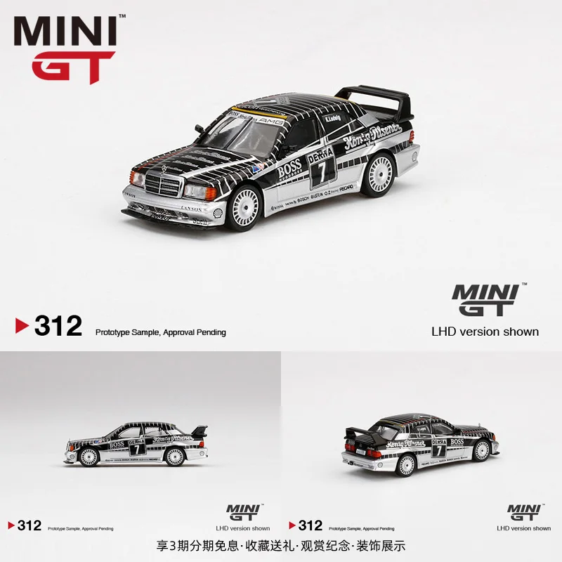 

MINI GT 1:64 Mercedes 190E EVO2 SII 2,5-16 DTM 7No. Модель автомобиля BOSSAlloy