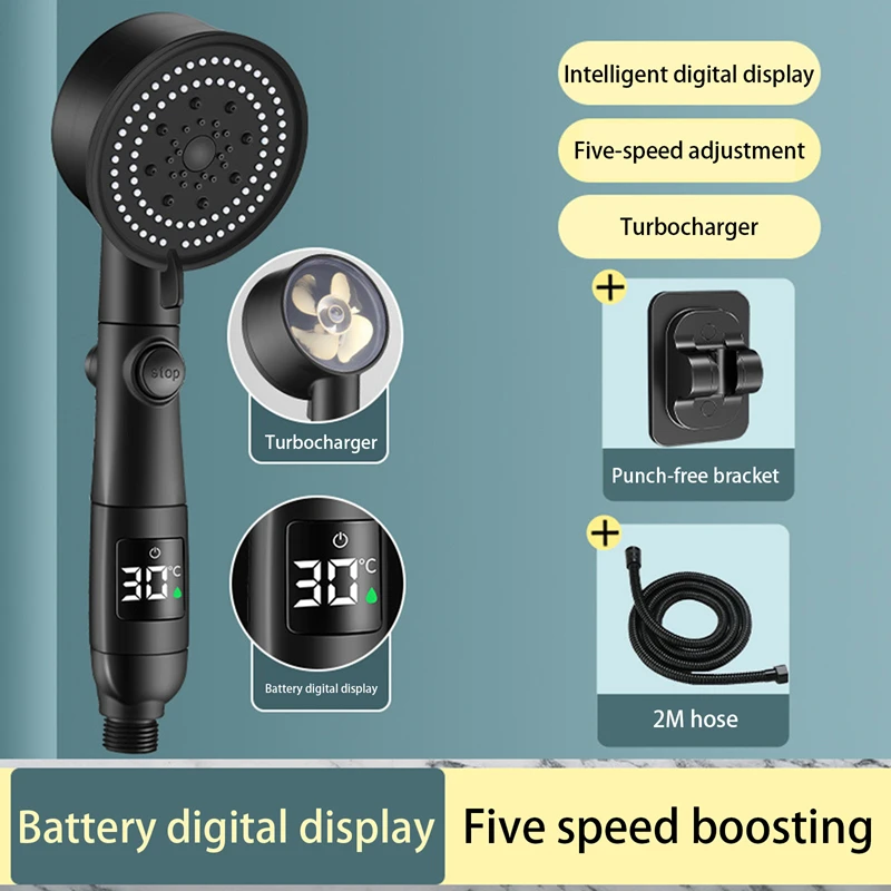 

XIAOMI MIJIA Душевая лейка с дисплеем