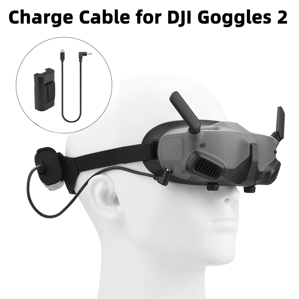

Power Charge Cable for DJI Avata Goggles 2 Fast Charging Cable Portable Connection Line Supply Cable Drone Accessory