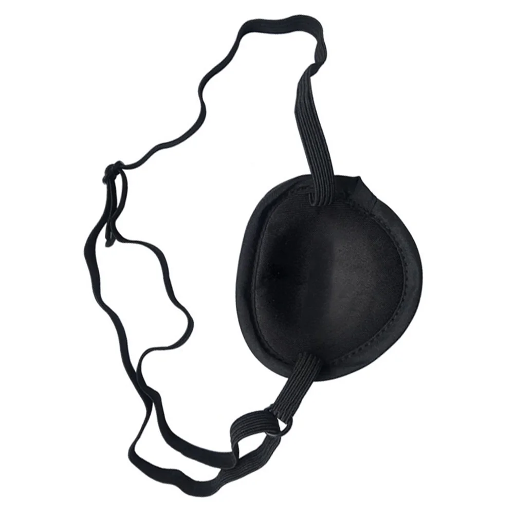 

Eye Single Patch Black Mask Eyepatch Patches Lazy Adults Pirate Stretchy Effective Adult Dog Relief Elastic Shape Concave