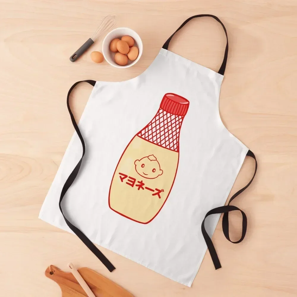 Фартук Kawaii Kewpie Mayo для парикмахерской женский кухонный настраиваемый фартук