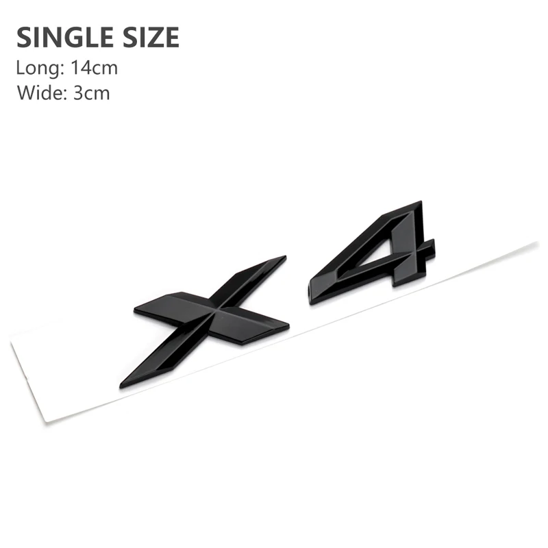 

3D Наклейка На Багажник Автомобиля С Буквами Автомобиля BMW X1 E84 F48 X3 E83 G01 F25 X4 F26 G02 X5 E53 F15 E70 X6 E71 F16 Эм...