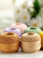 lace yarn 100 cotton crochet thread diy hand knitting sewing medium fine lace no 10 crochet summer fashion new style