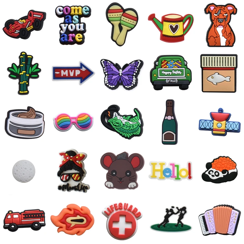 

Decorations for Crocs Men Kids Gifts Set Jeans Packs Boy Wholesale Bulk Shoe Charms Women Charm Girl Shoes Accessories Para Pins