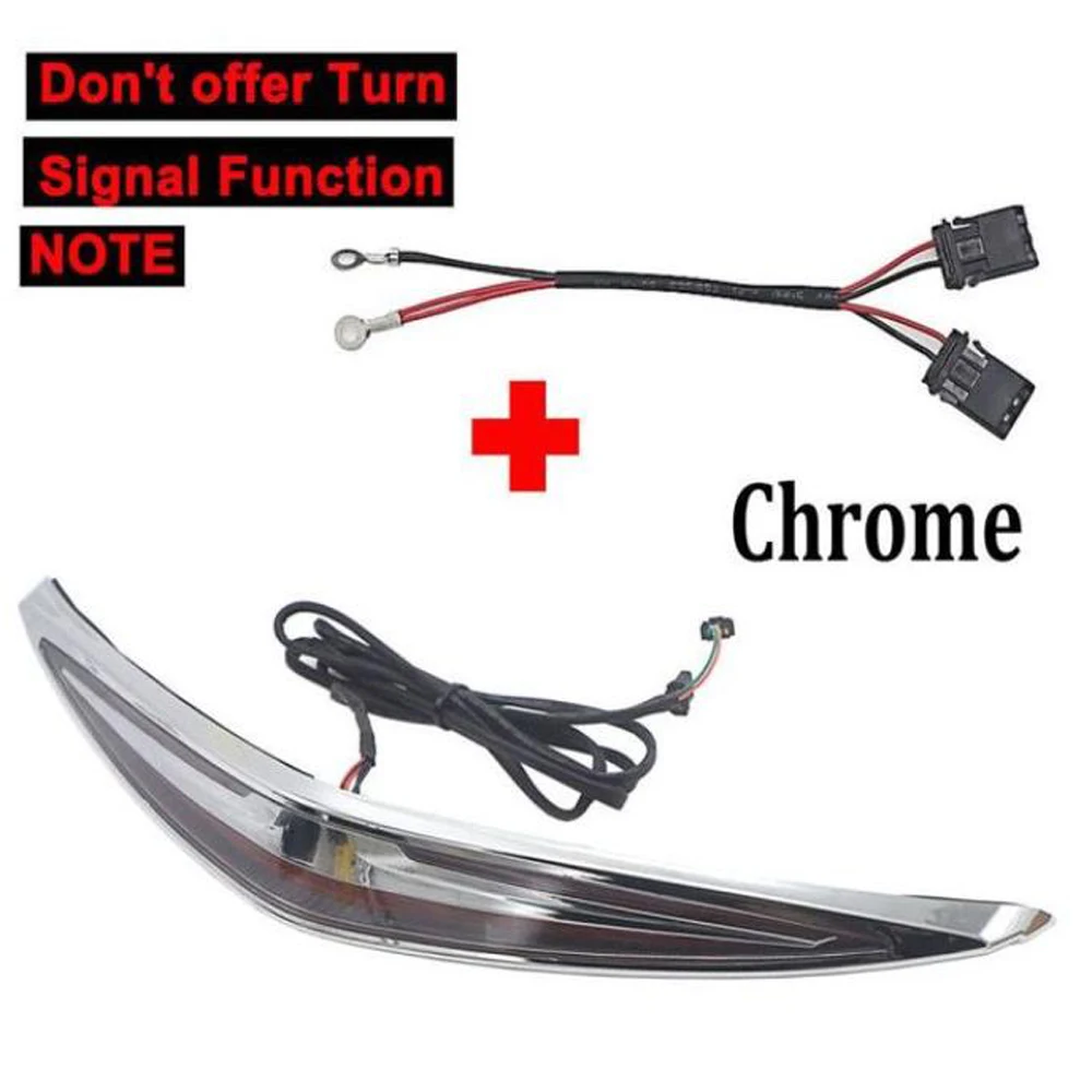 

Хромированный и черный задний багажник мотоцикла, указатель поворота, светодиодный стоп-сигнал для Honda Goldwing GL1800 2019 2018-2020