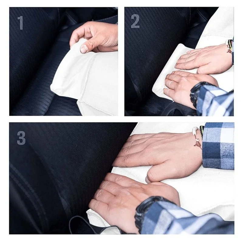 Чехлы на автомобильные сиденья с ламой и надписью Make Your Dreams Come True LT04 комплект из 2