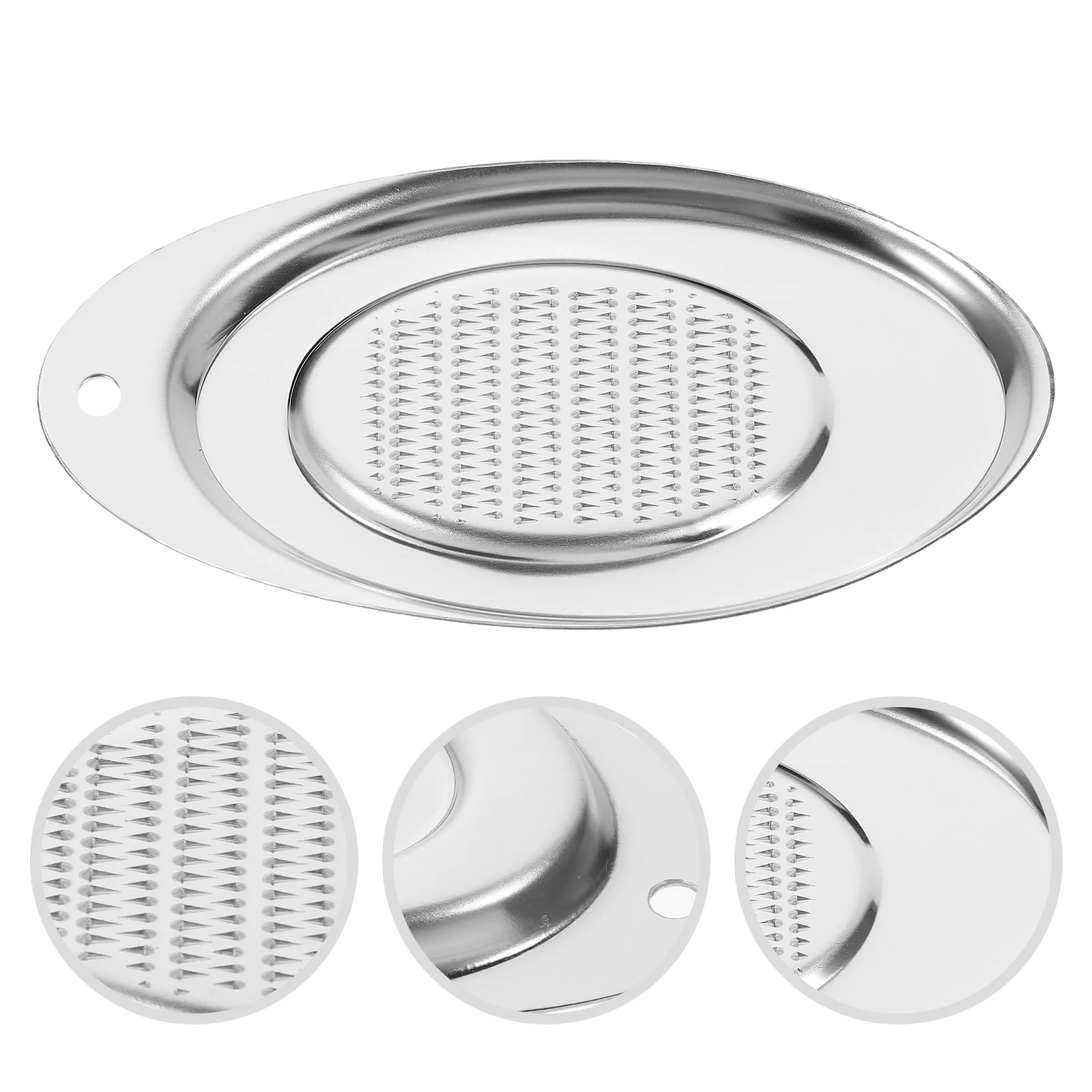 

Kitchen Household Household Grater Stainless Ginger Grater Metal Reusable Grater for Cooking Hotel Restaurant