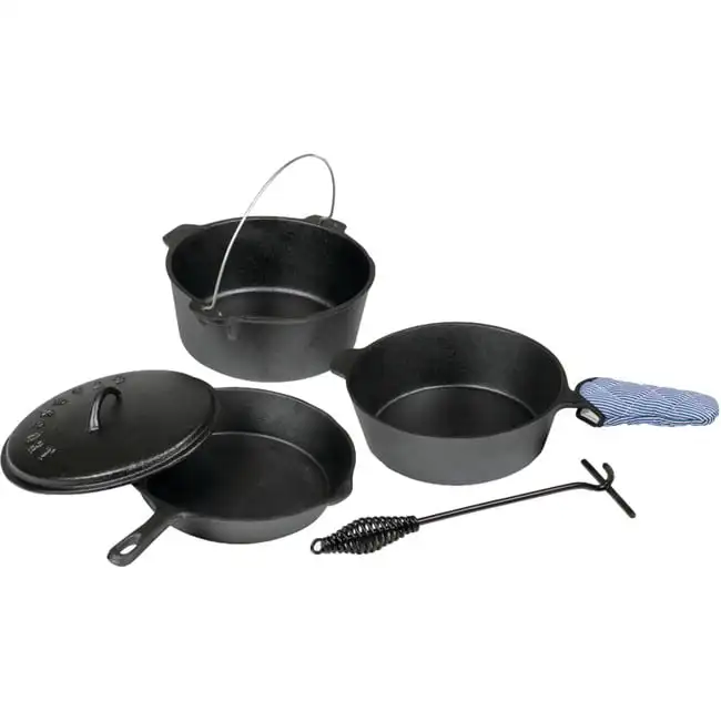 

Pieces Cast Iron Camping Mess Kits