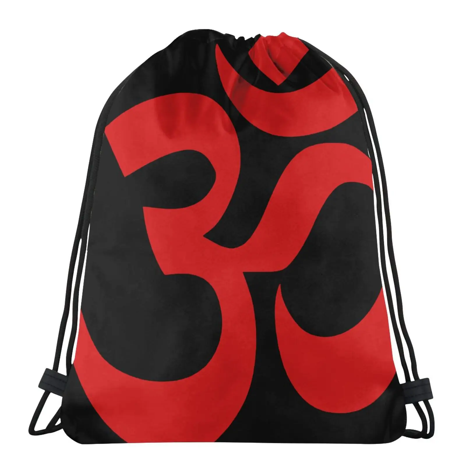 

Aum Om Ohm Hindu Tmask Hinduism Bag Fabric Bags Custom Tote Bag Mirror Pocket Custom Pouch Bag Ropes Mirror Pocket String Bags