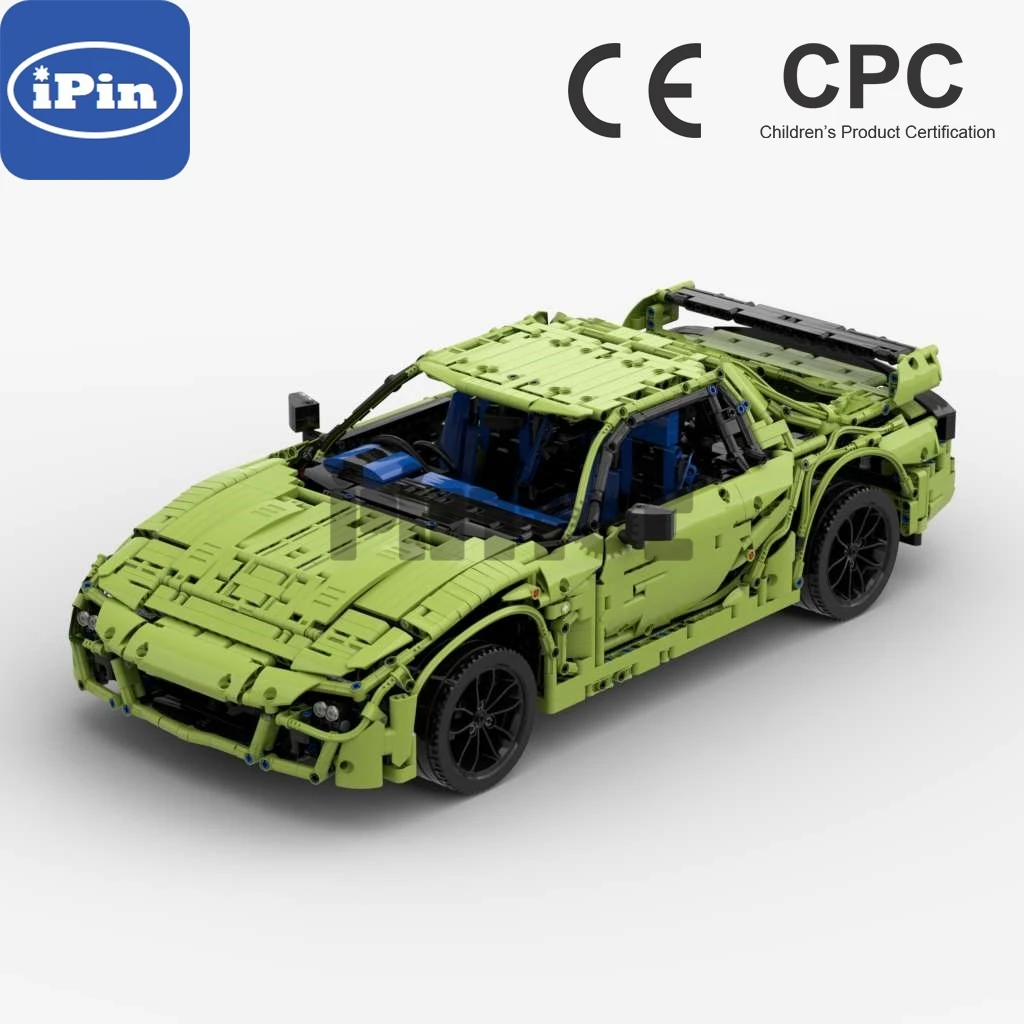 

Moc-40109 RX-7 FD classic sports car static version 3581pcs electronic description splicing building block technology assembly