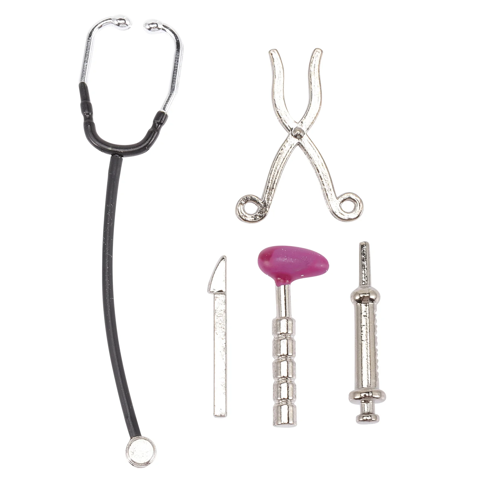 

Mini Suit Syringe Model Miniature House Tools Stethoscope Accessory