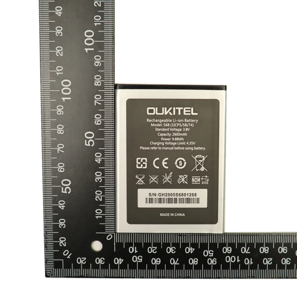 2600 мАч новый высококачественный аккумулятор для OUKITEL S68 / C16 Pro мобильный телефон