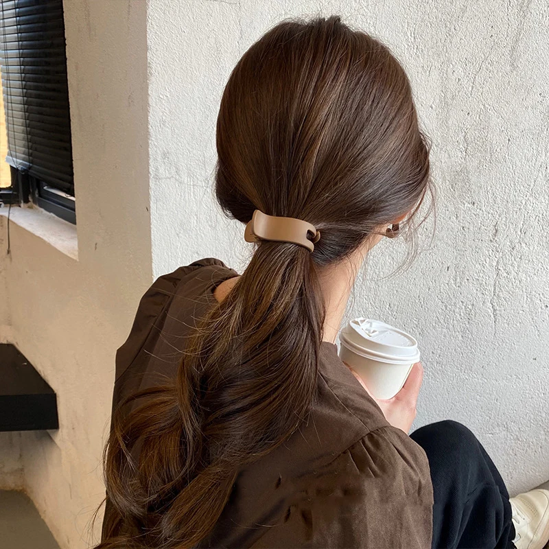 Матовая заколка для хвоста LEVAO женщин шпилька волос в Корейском стиле аксессуары