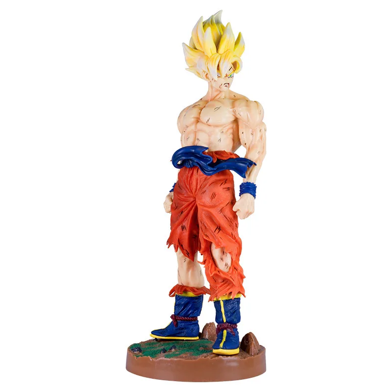Экшн-фигурка из аниме Драконий жемчуг Z Super Saiyan Son Goku 43 5 см ПВХ настольные игрушки