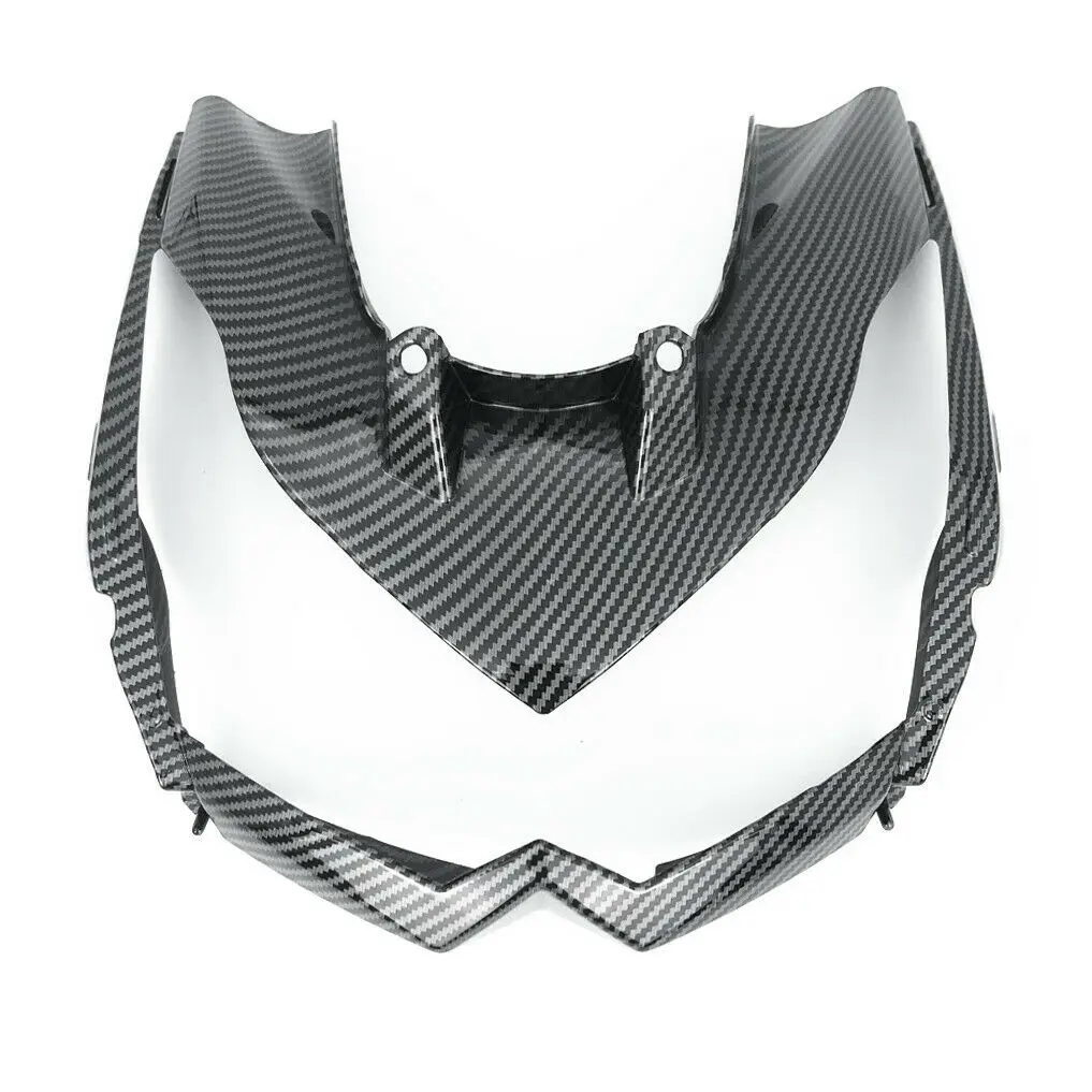 

For KAWASAKI Z1000 2010-2013 Motorcycle Accessories Hydro Dipped Carbon Fiber Finish Front Nose Headlight Housing Fairing