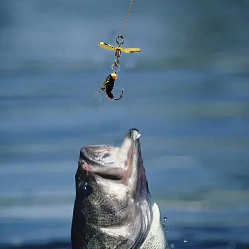 Нахлыстовая рыболовная приманка приманки для ловли окуня 6 шт. плавающие