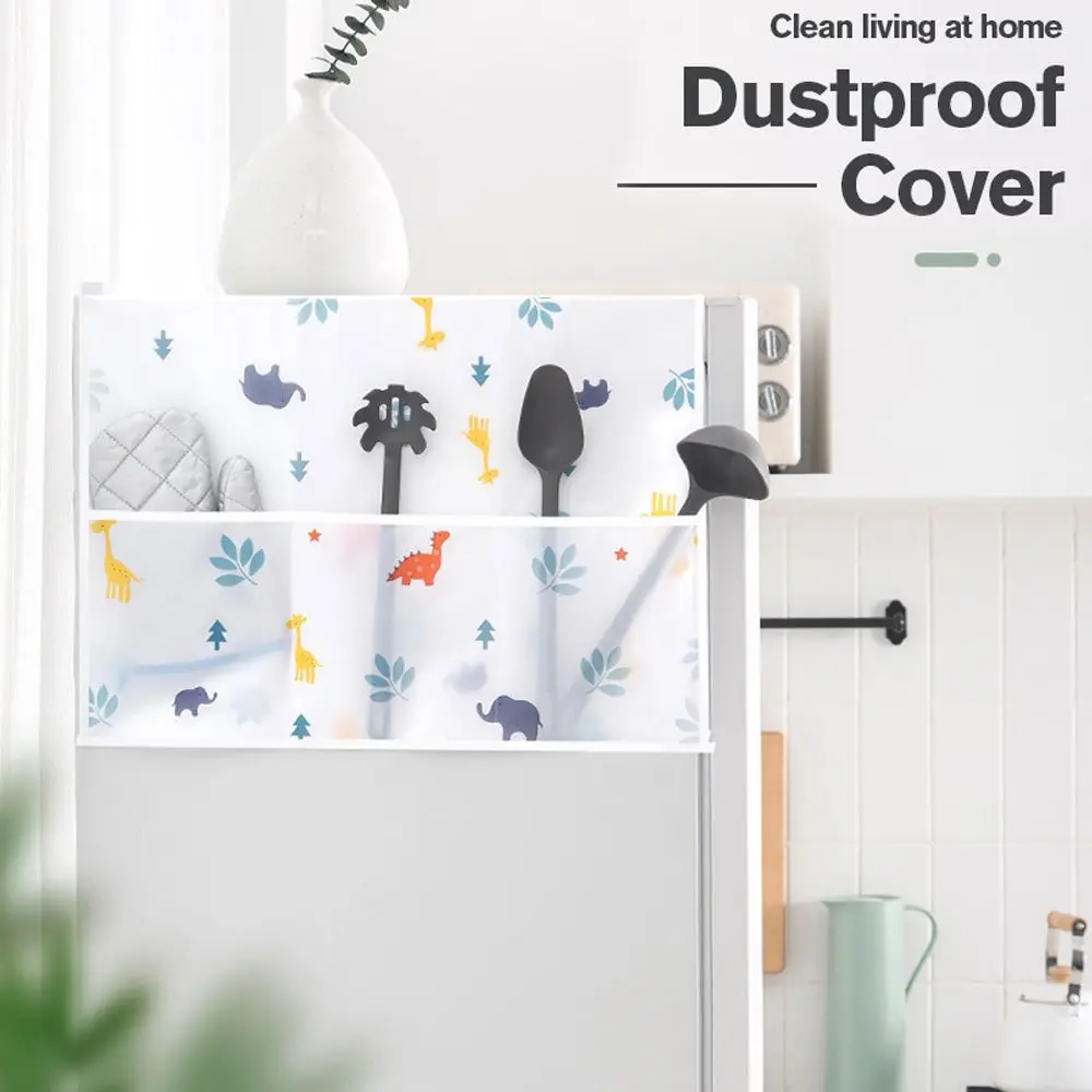 Цветочный узор подвесная сумка Peva чехол для духовки Водонепроницаемая скатерть