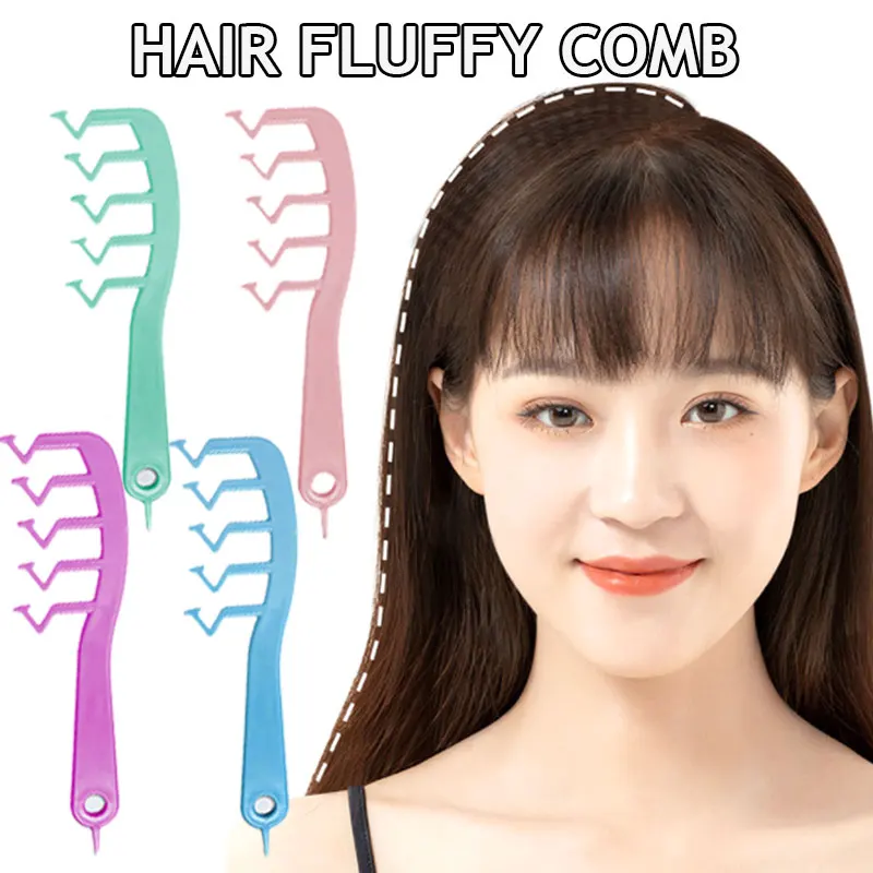

Hair Styling Hair Fluffy Roots Combs Z-shaped Hair Combs Curly Hair Volumizer Hairline Comb Hair Slit Cover Brush Hair Care
