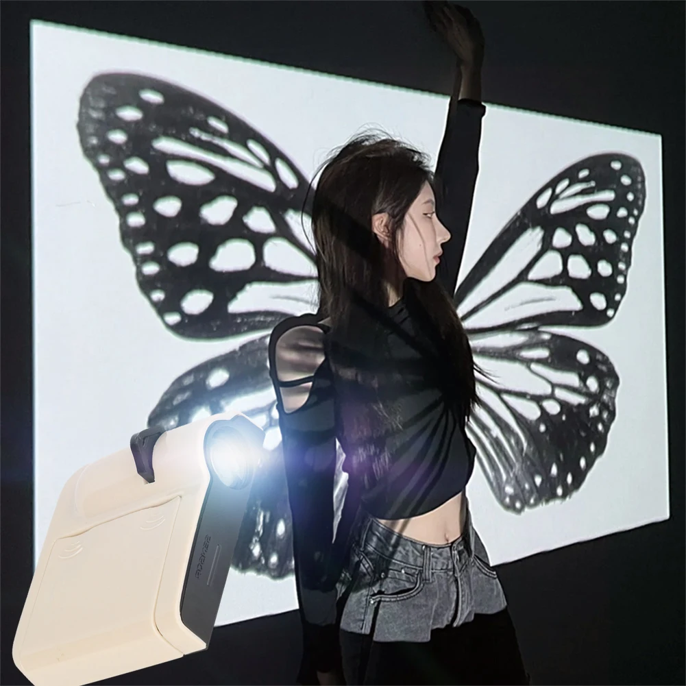 

Проекционная лампа, с изображением бабочек, фон для спальни, реквизит для фотосессий, подарок на день рождения