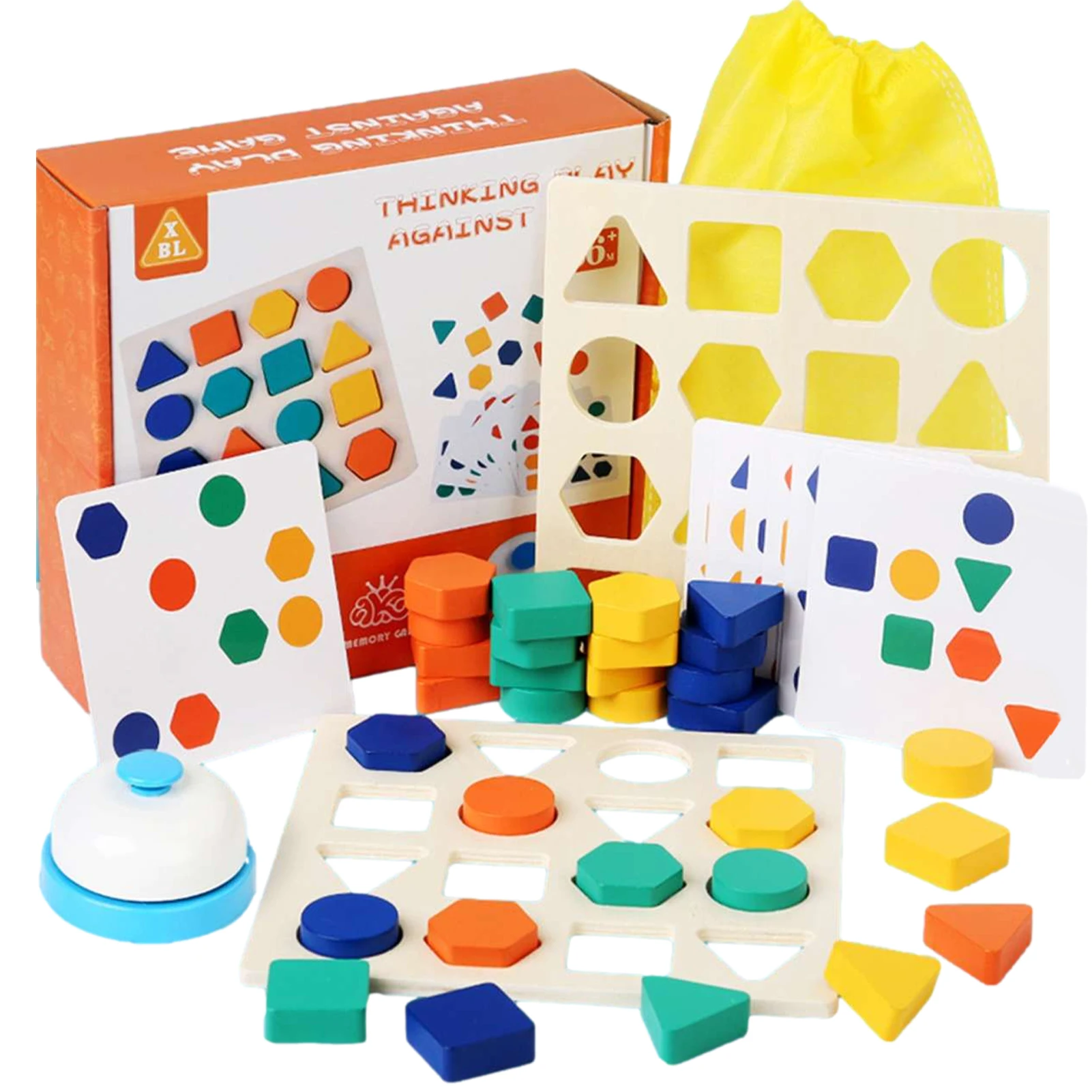 

Деревянная головоломка в форме дошкольника, подходящие геометрические Игрушки для малышей, игрушка Монтессори, обучающий блок, сенсорная ф...