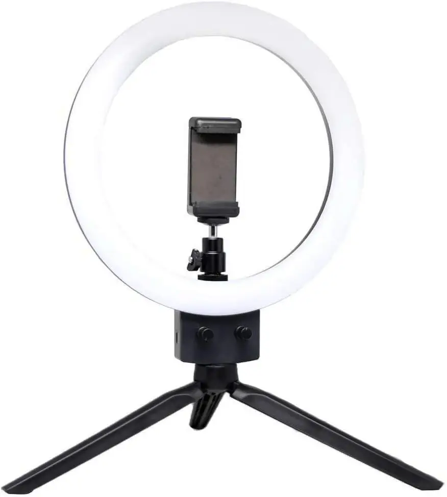 

NEW 【Fantástico】Iluminador de LED LC-23 de 10 polegadas de Mesa para Iluminação Perfeita Brilhante e Prática