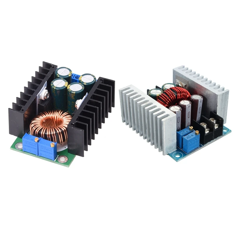 

2 Pcs Step-Down Converter Module:1 Pcs 300W 20A DC Buck Module Constant Current Adjustable & 1 Pcs DC-DC CC CV Buck Converter 7-