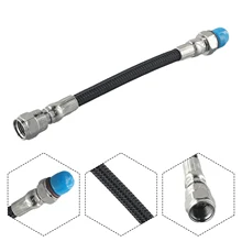 스쿠버 다이빙 고압 호스 편조 HP 호스, SPG 게이지 1 단계 게이지용, 나일론 블랙, 6 인치, 9 인치 부식 방지