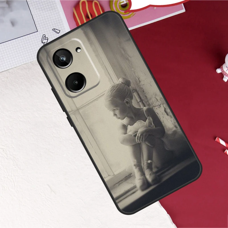 Чехол с изображением танцующей девушки для Realme 10 Pro Plus 8 9 C35 C31 C30 C11 C15 C21Y C25Y GT Neo 3T 2T 5